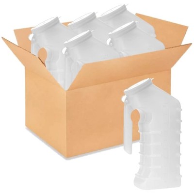 Male Urinal with Ergonomic Handle - 48 Pack