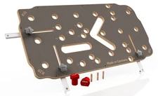 MaKoen MFT template 3.0 milling template 96mm hole pattern 3x6 - radii - elongated holes