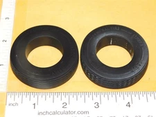 Pr Custom 3D Printed Tonka/Smith Miller Steer/Trailer Tire Toy Parts CUP-008