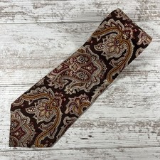 Christian Dior Mens Tie USA Made (L-56โ/W-4") Paisley