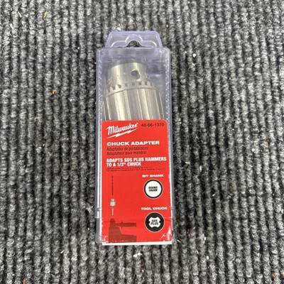 Milwaukee SDS Plus To 1/2  Chuck Adapter 48-66-1370