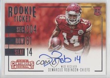 2016 Panini Contenders Rookie Ticket RPS Variation Demarcus Robinson Auto 0q65