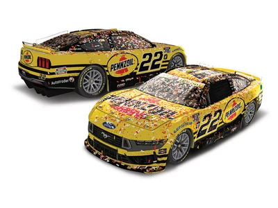 JOEY LOGANO 2024 LAS VEGAS WIN RACED VERSION PENNZOIL 1/24 ARC DIECAST - Picture 10 of 11