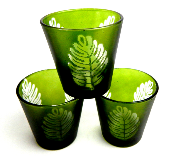 Teelichtglas 3Er Set | Windlichtglas Teelichthalter Kerzenglas Deko Kerzenhalter-image
