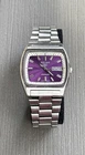 Vintage Seiko 5 Automatic Mens Watch For Spares or Repair. Purple Dial