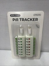 Reusable Pill Reminder for Daily Use, Arthritis-Friendly Pill Tracker