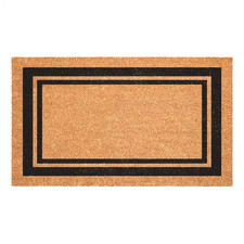 Black Border 24 In. X 36 In. Door Mat