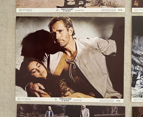 1970 Beneath the Planet of the Apes 11” x 14” Lobby Card Set of 8 LARGE! Color! - Picture 6 of 10