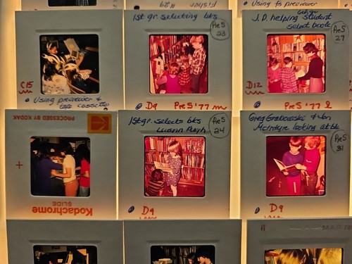 Vintage 35mm Dia/Foto Paket Kinder Kids in der Schule Jungen Mädchen 40 Dias F1dow - Bild 9 von 9