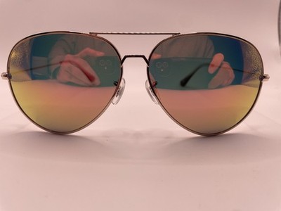 SHADY RAYS AV-14 AVIATOR ELITE STANDARD ROSE GOLD POLARIZED SUNGLASSES NWT