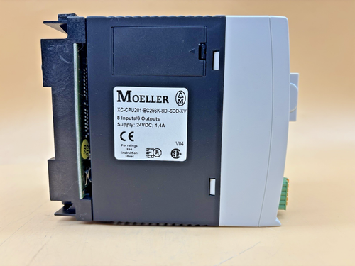 Klockner Moeller XC-CPU201-EC256K-8DI-6DO PLC XCEthernet Web server 8DI 6DO 256K - Picture 7 of 12
