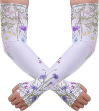 Garden Sleeves, Sun Protection Arm Cooling Sleeves for Gardening Women Men Thorn