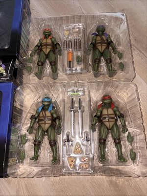 NECA Teenage Mutant Ninja Turtles 2 The Secret of the Ooze Figuren 4 Set Top