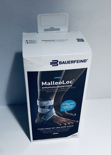 Bauerfeind MalleoLoc Knöchelschiene Stabilisator Stütze für linkes Knöchel Größe 1 - Bild 2 von 9