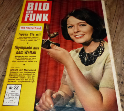 Bild und Funk Nr.23/1964 TB Ursula von Manescul,Gitte, Old Shatterhand Fotoroman