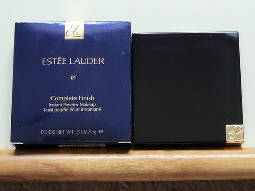 Estee Lauder 01 GENTLE BEIGE Complete Finish Instant Powder Makeup (0.50 oz.) - Picture 8 of 8