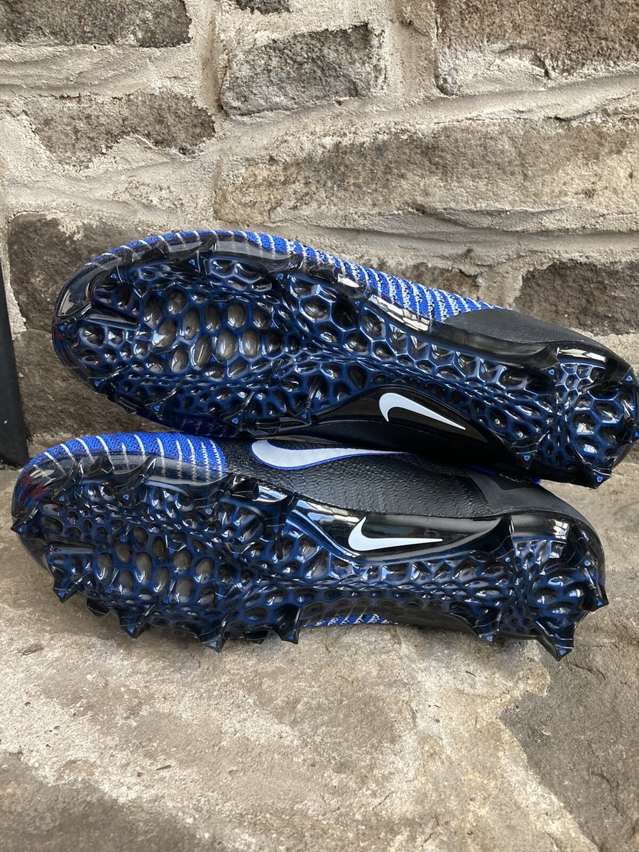 Nike Alpha Menace Elite 2 Men's Size 12 Blue Flyknit Football
