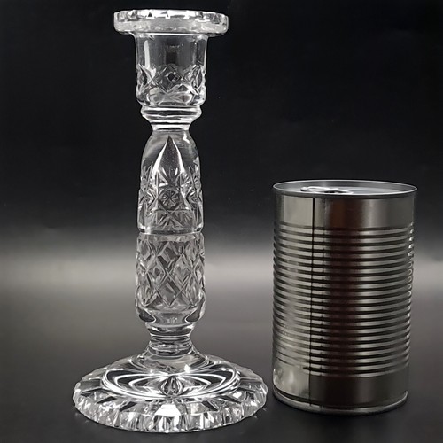 Vintage Lead Crystal Candlestick Holder Cut Glass Candle Holder Home Decor - Picture 12 of 13