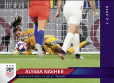 ALYSSA NAEHER GOALKEEPER SAVES THE DAY vs ENGLAND PANINI INSTANT SOCCER CARD #10