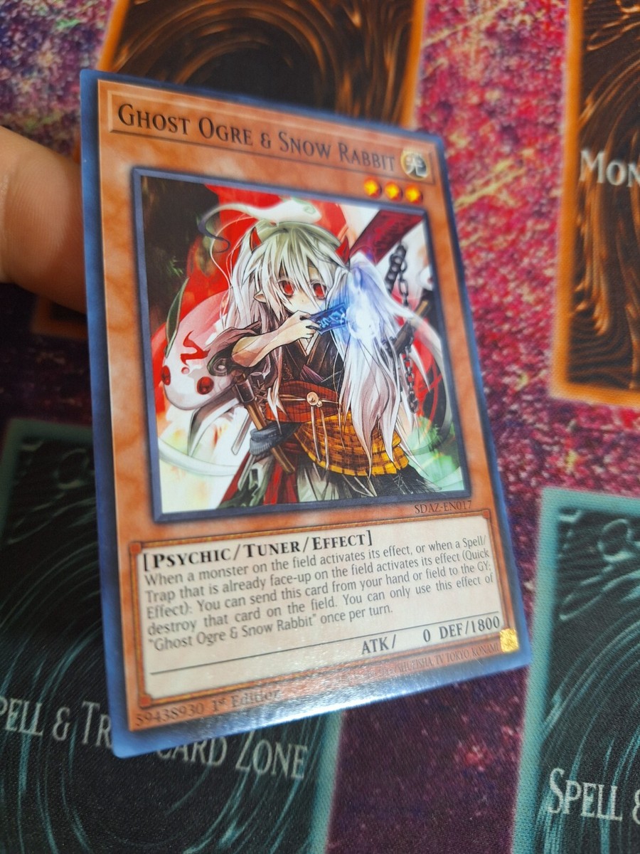 Yu-Gi-Oh! TCG Ghost Ogre & Snow Rabbit SDAZ-EN017 Common 1st