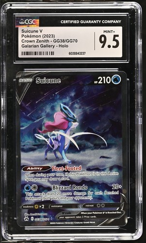 Suicune V graded CGC 9.5 for sale on eBay