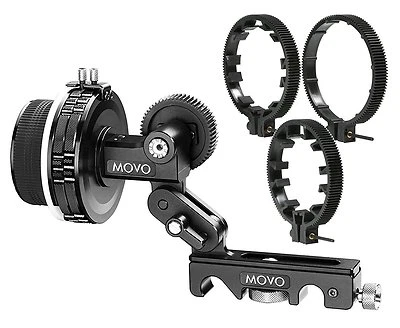 Movo F2X Precision Follow Focus System with 66mm, 77mm & 88mm Adjustable Gears