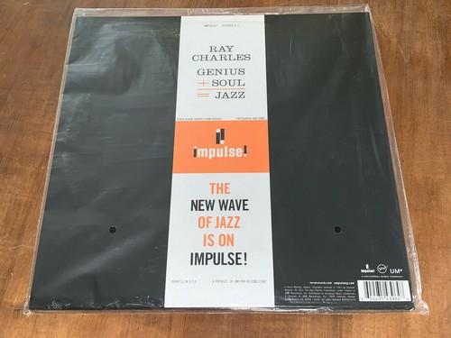 RAY CHARLES Genius + Soul = Jazz Impulse Acoustic Sounds Series 180g LP A-2 New - Picture 3 of 3
