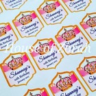 Personalised Luxury Pink Gold Princess Royal Crown Party Thank You Stickers
