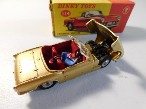 Vintage Dinky Toys 114 Triumph Spitfire in Box - Picture 4 of 9
