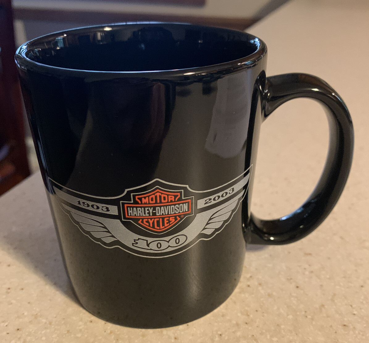 Harley Davidson 100 Year Anniversary Black Coffee Mug | eBay