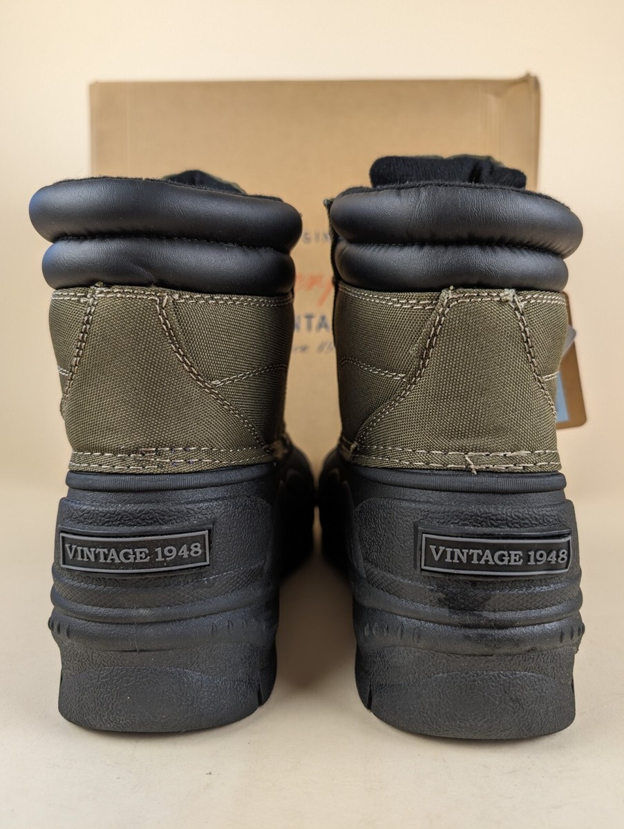 Weatherproof Vintage Joe Duck Boots Mens 8 M Olive Green  display picture 3