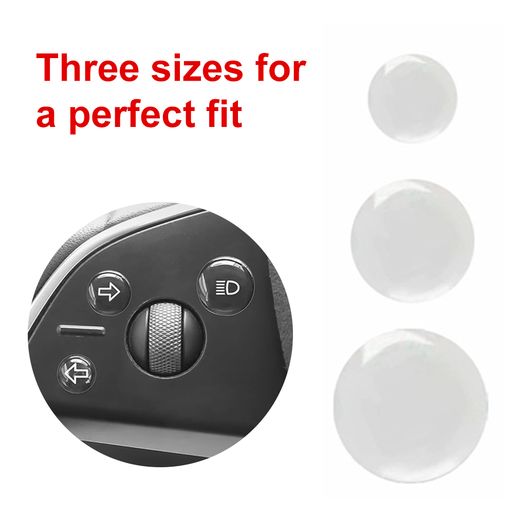 Car Engine Ignition Start Stop Button Film Cover Invisible Sticker Accessories