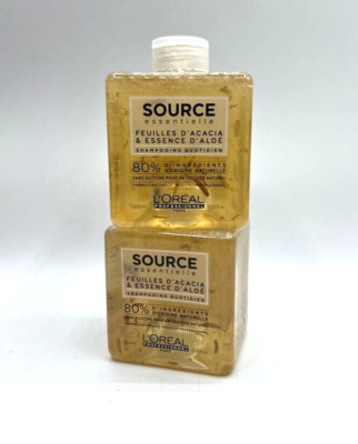 2 x Loreal Professionnel Source Essentielle Daily Shampoo 300ml G158