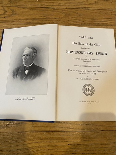 George Washington Johnston / Yale 1883 The Book of the Class 1910 - Picture 5 of 9