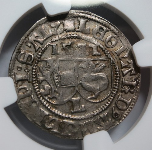SALZBURG AUSTRIA 4 Kreuzer Batzen 1511 NGC AU Det Silver Leonard Keutschach aUNC - Picture 6 of 8