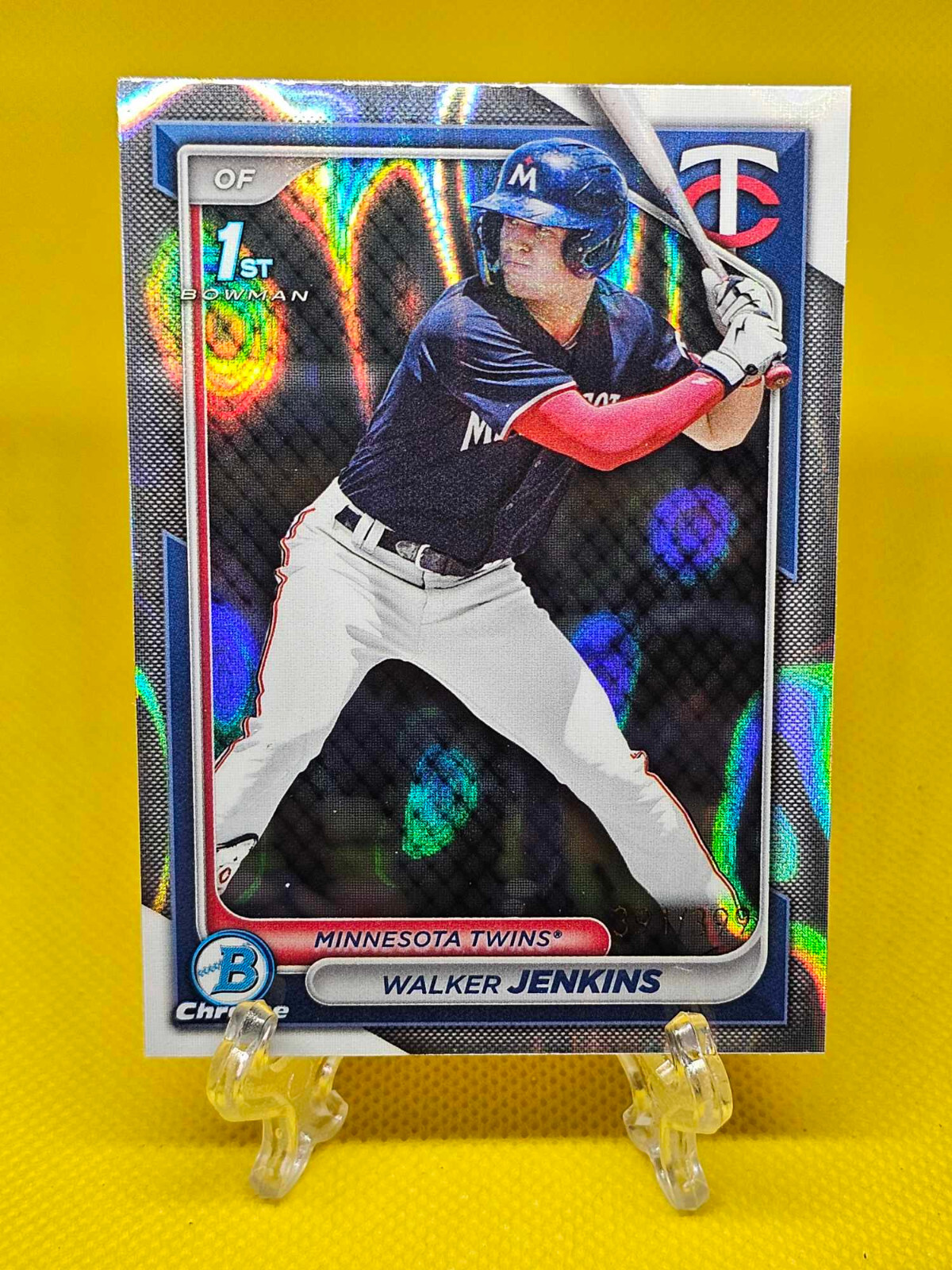 2024 Bowman Chrome Prospects Lava Refractor /399 Walker Jenkins #BCP-43