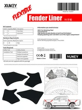 Fender Liner Apron Seal Mud Flaps W/Clips Splash Shield For Toyota Tacoma 05- 20