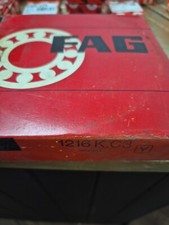 1216KC3 Self Aligning Ball Bearing (Tapered Bore) Premium Brand FAG 80x140x26mm