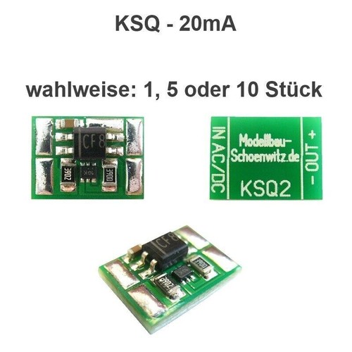 Konstantstromquelle LED Treiber 2 5 10 15 20 30 mA LEDs 4-24V an AC/DC Mini KSQ2 - Bild 13 von 14