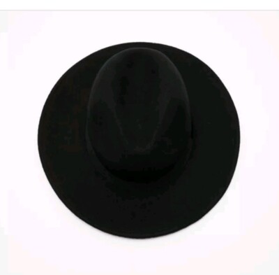 ZARA CLASSIC 100% WOOL HAT BLACK SZ M 3920 025 FEL | eBay display picture 1