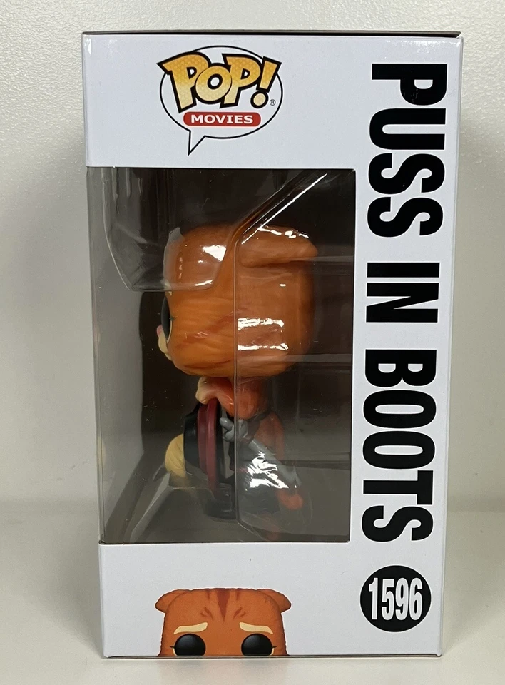 Dreamworks Shrek #1596 Puss in Boots Funko Pop! Movies VInyl Figure New P/P - image 4 of 4