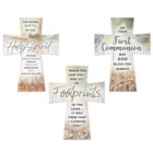 Standing Cross Resin Plaque with Wording - Choose Design