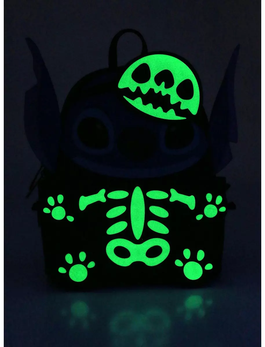 Disney Lilo & Stitch White & Blue Stitch Multi-Color Moon Lamp