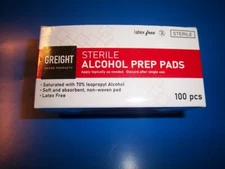 NEW Alcohol Prep Pad - Sterile Alcohol Preparation Pad Pack of 100 PIECES 
