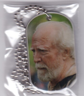 The walking Dead Season 3 Dog Tag #12 of 36 Hershel Greene