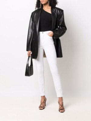 Dolce&Gabbana Audrey Jeans Women's White Denim Stretch Skinny Leg Size 40/ 4 NWT