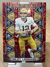 2024 Bowman Best U Riley Leonard Elements of the Game Geometric Refractor 02/10