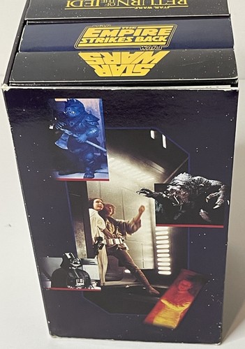Star Wars CBS FOX Original Trilogy VHS Box Set 1992 Complete 3 Video Tapes - Picture 7 of 24