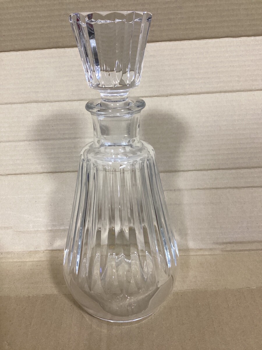 Baccarat Cognac Camus Crystal Decanter Vintage BACCARAT Silver
