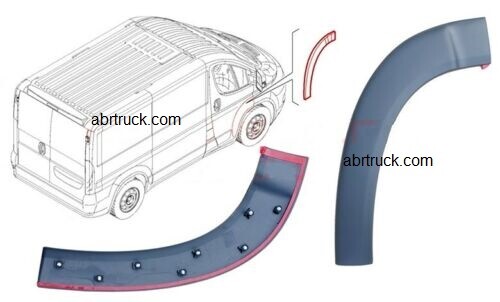 MODANAT PASSARUOTA PARAFANGO PORTA ANTER DX ADATTO A DUCATO BOXER JUMPER DAL 06 - Foto 1 di 2